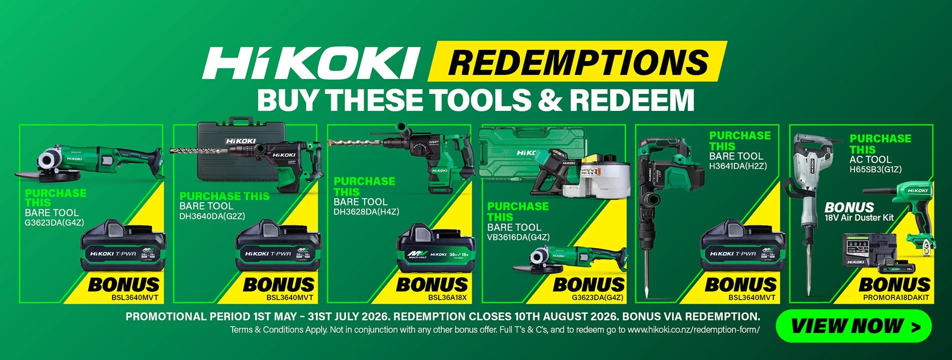 HiKOKI Q2 Bare Tools Promo